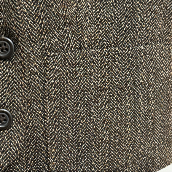 Ralph Lauren Women’s Tweed Vest Cropped Fall Size S/M - Picture 5 of 13